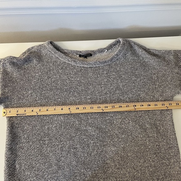 Eileen Fisher Organic Cotton Boxy Knit Long Sleeve Top Size M Capsule Minimalist - Picture 9 of 10